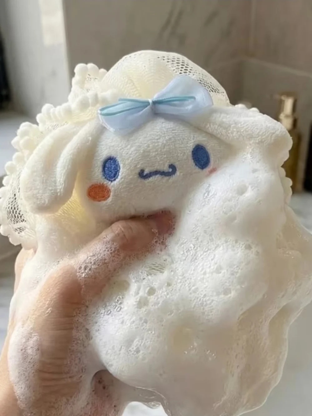 Cinnamoroll Plush Bath Sponge New